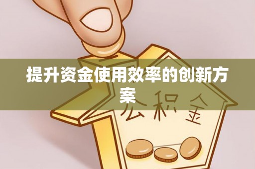 郎溪提升资金使用效率的创新方案