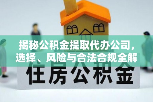 郎溪揭秘公积金提取代办公司，选择、风险与合法合规全解析